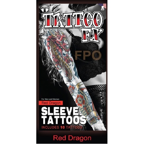 Sleeve Tattoo Red Dragon FX