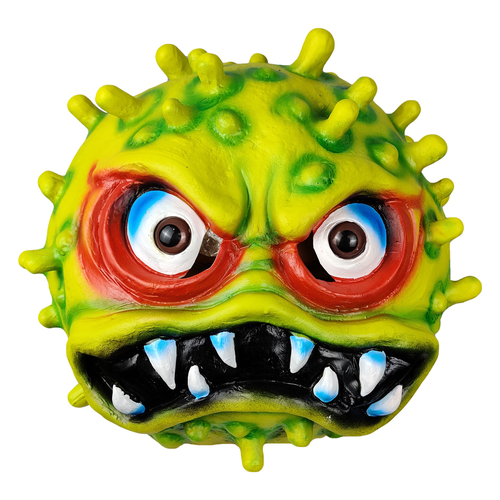 Mask - Latex Mask - Green Virus