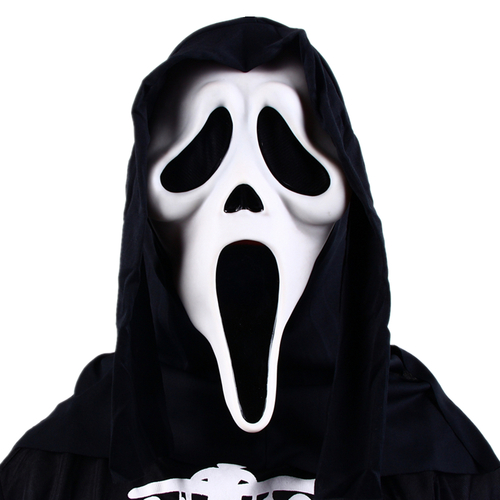 Mask - Scream - Latex with Hood