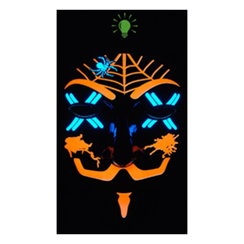 Mask - Light Up Mask - Spider