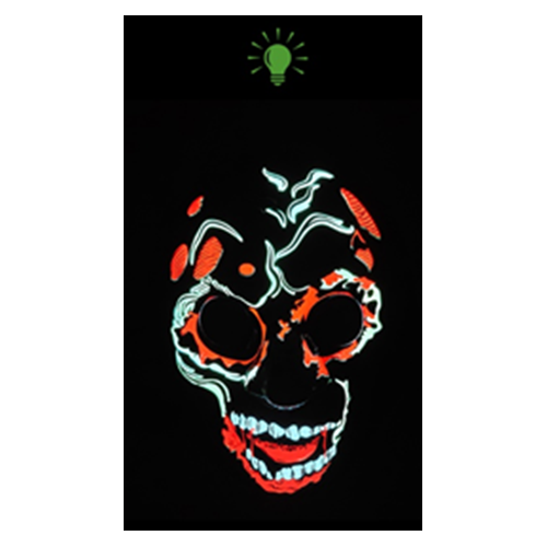 Mask - Light Up Mask - Skull Horror