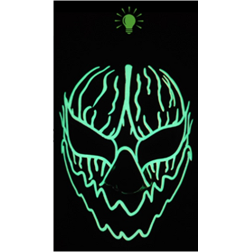 Mask - Light Up Mask - Pumpkin V2